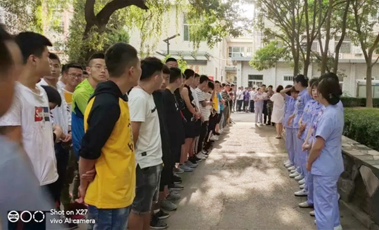 我院严把征兵体检关 力保选送优质兵员