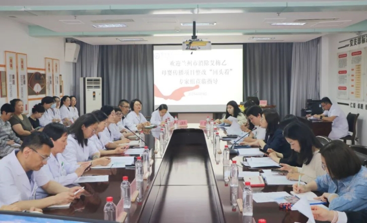 我院迎接市级消除艾梅乙母婴传播项目“回头看”专项督查